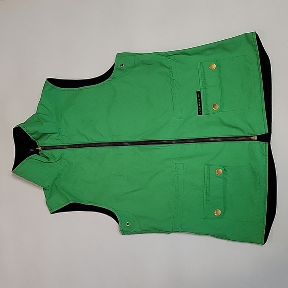 Lauren Ralph Lauren Women's Reversible Vest Small Blue/Green *(Hoddie Missing) - Picture 15 of 16